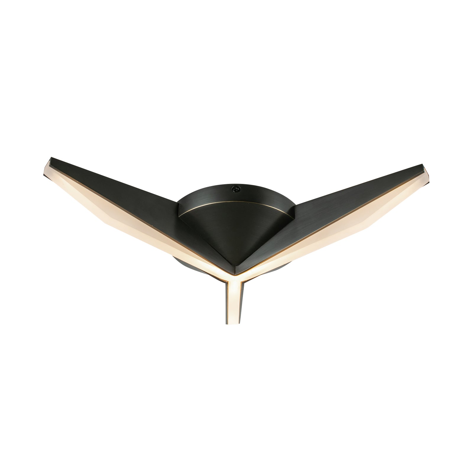 Tachi 15-in Urban Bronze LED Flush Mount