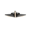 Tachi 15-in Urban Bronze LED Flush Mount