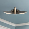 Tachi 18-in Urban Bronze LED Flush Mount