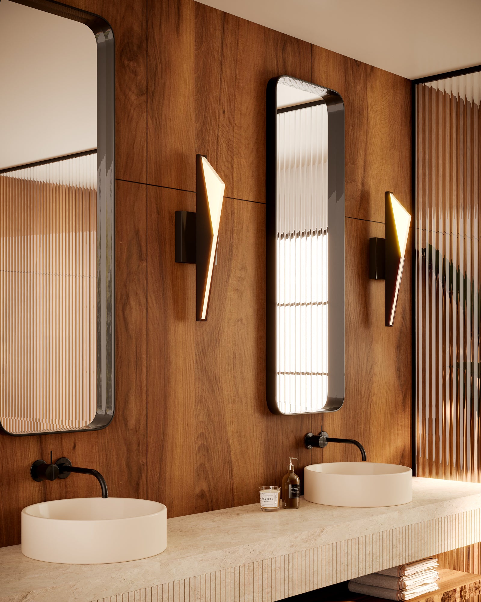 Tachi 4-in Urban Bronze LED Wall Sconce