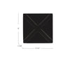 Tac 6-in Black LED Exterior Wall Sconce