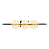 Tagliato 32-in Matte Black/Brushed Gold LED Wall/Vanity