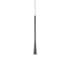 Taper 16-in Black LED Pendant