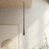 Taper 24-in Black LED Pendant