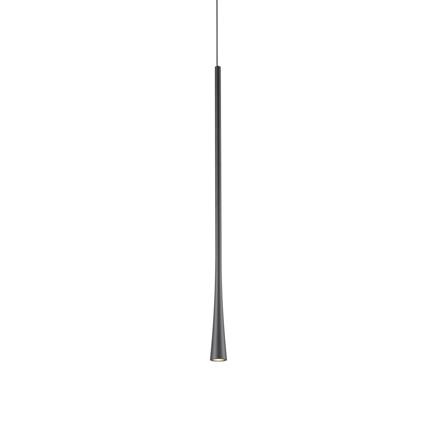 Taper 24-in Black LED Pendant
