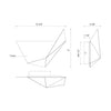 Taro 10-in Black LED Wall Sconce