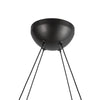 Taurus 22-in Urban Bronze/Clear Ribbed Glass LED Chandelier