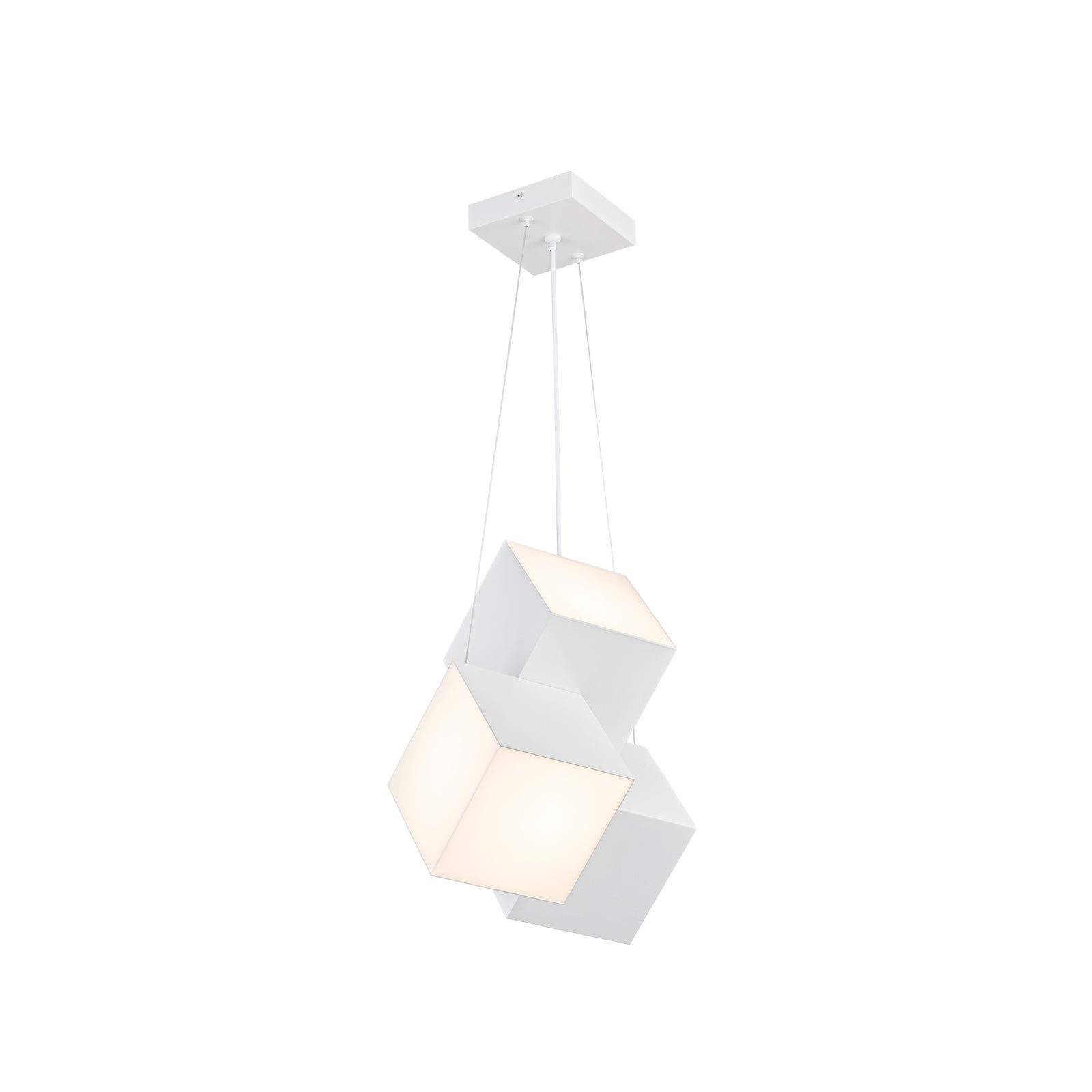 Tetra 16-in White LED Pendant