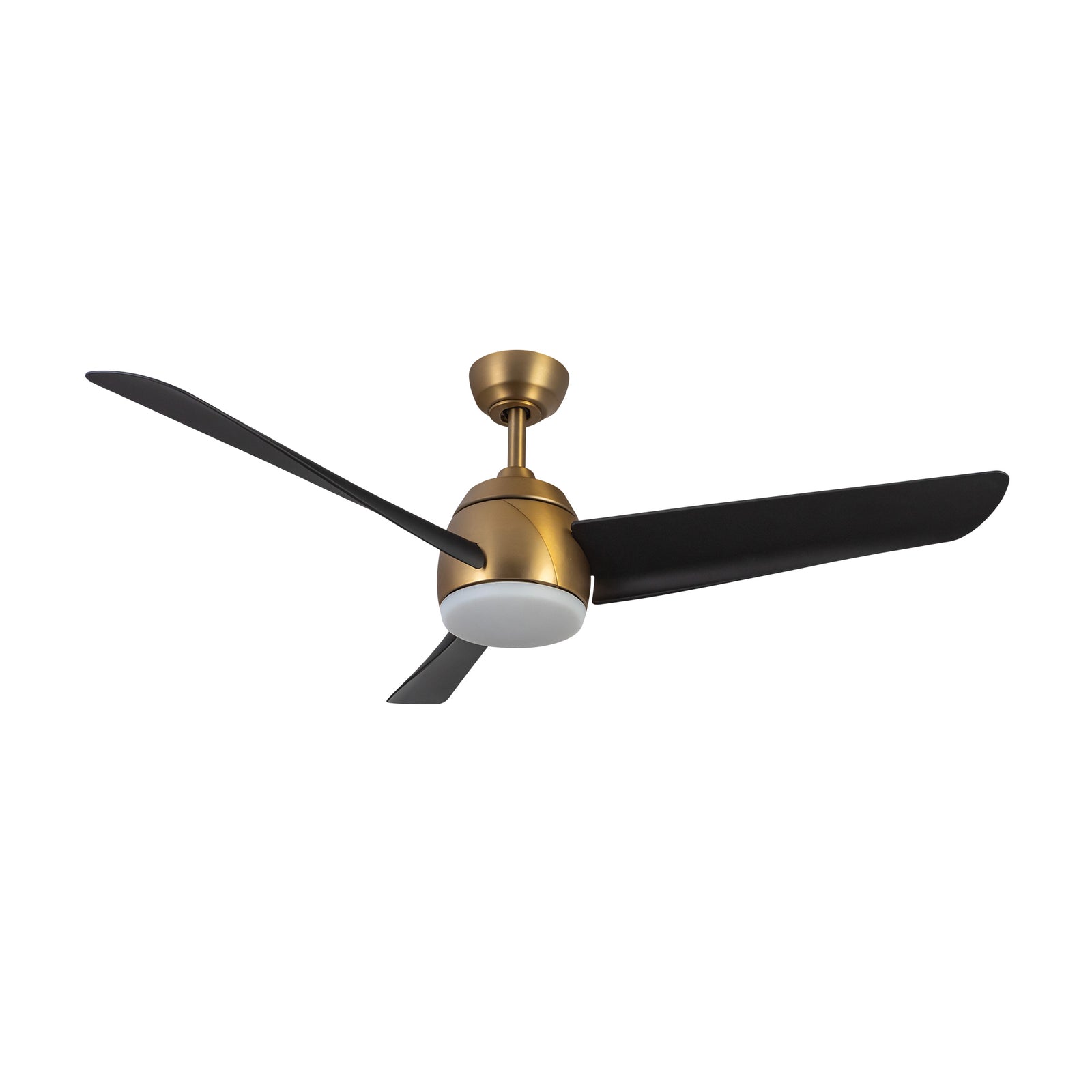 Thalia 54-in Brushed Gold/Matte Black LED Ceiling Fan