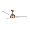 Thalia 54-in Brushed Gold/Matte White LED Ceiling Fan