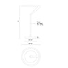 Roda 8-in White LED Table Lamp
