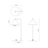 Remy 20-in White 1 Light Table Lamp