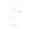 Tindra 6-in White LED Table Lamp