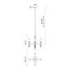 Torres 19-in Matte Black 4 Lights Chandeliers