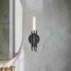 Torres 9-in Matte Black 1 Light Wall/Vanity