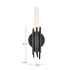 Torres 9-in Vintage Brass 1 Light Wall/Vanity