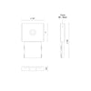 Trilo Track Track Cap White Trilo Track Connector