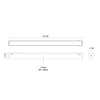 Jaren 15-in White Trilo Track Light Bar