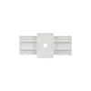 Trilo Track I-Connector Unpowered White Trilo Track Connector