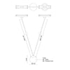 Faria Double 3-in White Trilo Track Pendant