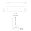 Trilo Track 12-in White UNV and 0-10 Dimming Trilo Track Remote Driver