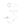 Paolo 25-in White Trilo Track Directional Light