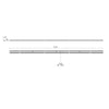Trilo Track 78-in Black Trilo Track Rail