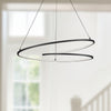 Twist 32-in Black LED Pendant
