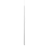Tall Cone Pendant - White Finish