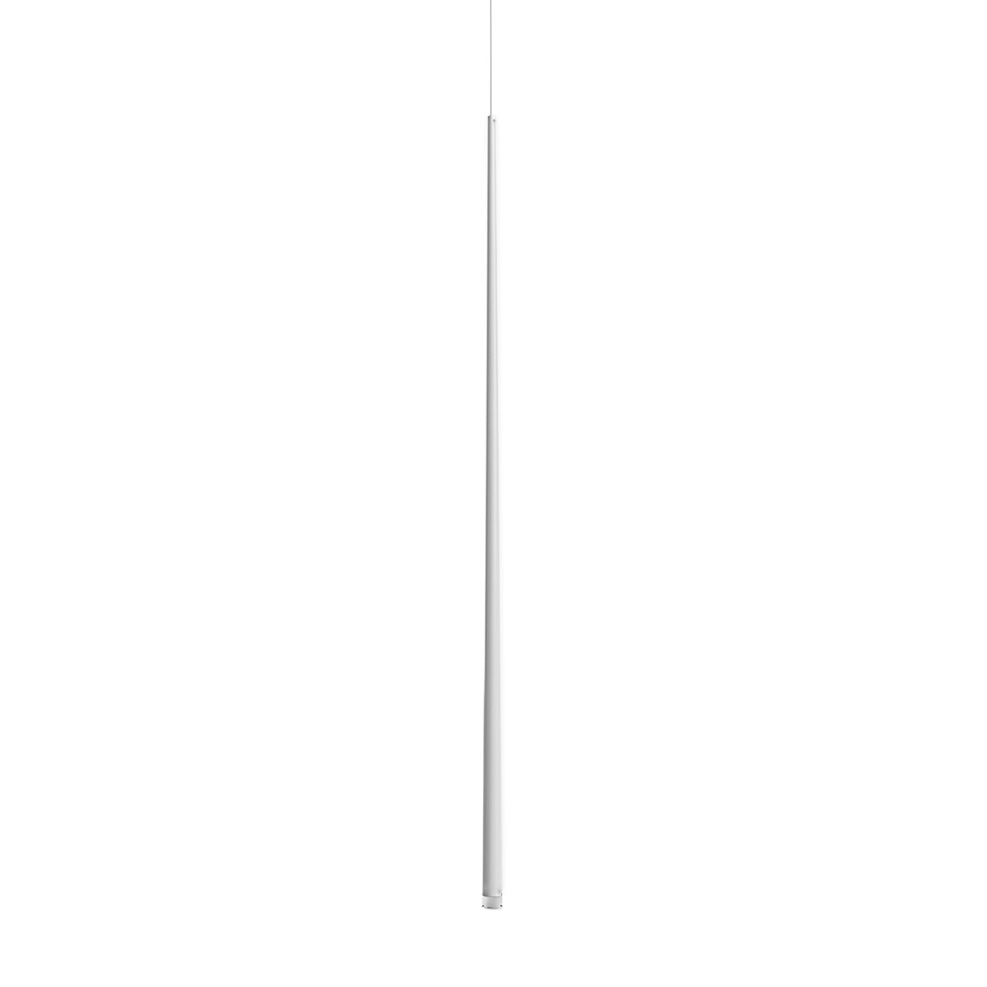 Tall Cone Pendant - White Finish