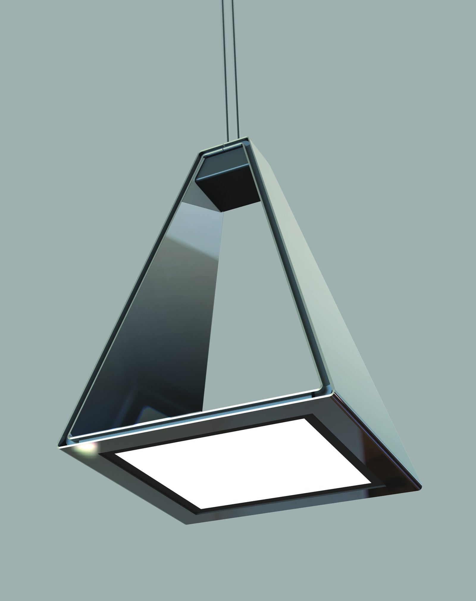 Tria 5" Single Pendant - White