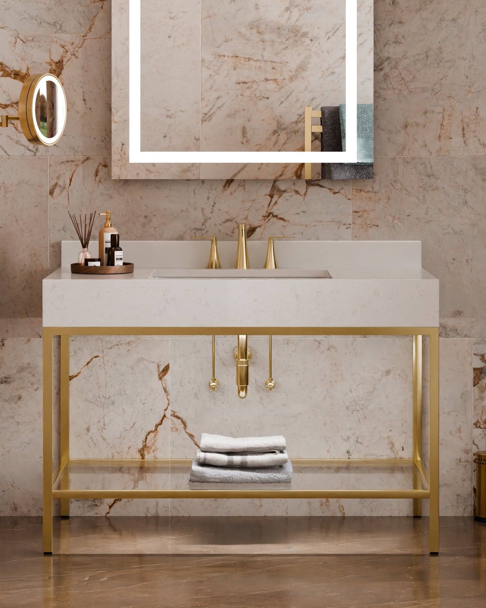 Unity™ 36 x 42 x 2 LED Lighted Mirror — View 2