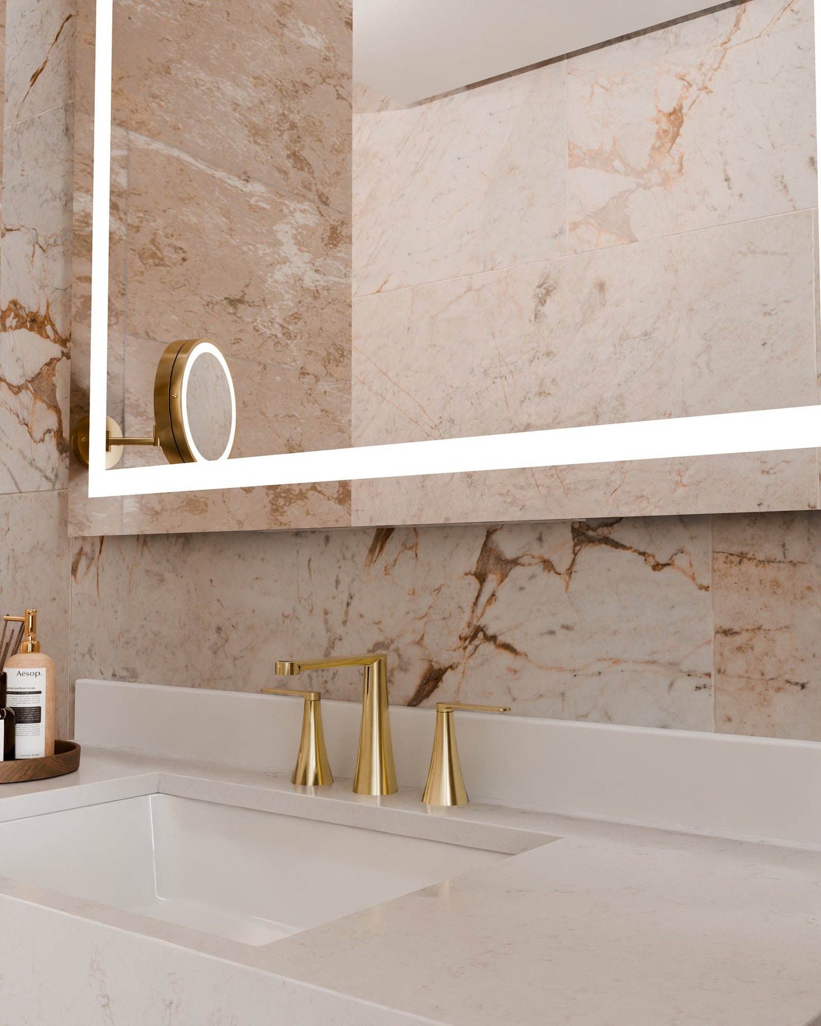 Unity™ 48 x 36 x 2 LED Lighted Mirror — View 4