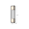 Vail 32-in Black LED Exterior Wall Sconce