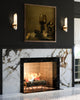 Valencia 5-in Vintage Brass/Alabaster 1 Light Wall/Vanity