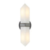 Valencia 15-in Urban Bronze/Alabaster 2 Lights Wall/Vanity