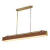 Valise 60-in Vintage Brass/Cognac Leather LED Pendant