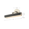 Valise Picture 12-in Aged Nickel/Tuxedo Leather LED Wall/Picture Light
