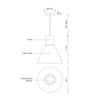 Vanier 11-in Brushed Nickel LED Pendant