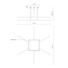 Vega Minor 47-in Black LED Multi Pendant