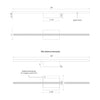Vega Minor 24-in White LED Wall Sconce