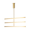 Vega 45-in Brushed Gold LED Chandeliers