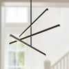 Vega 45-in Black LED Chandeliers