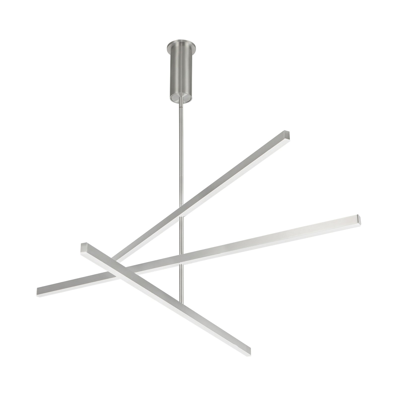Vega 56-in Brushed Nickel LED Chandeliers