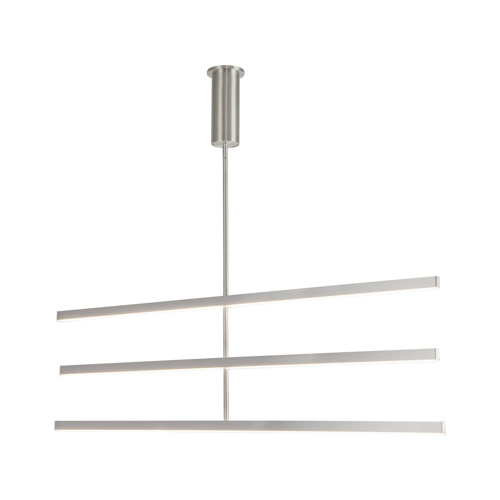 Vega 56-in Brushed Nickel LED Chandeliers