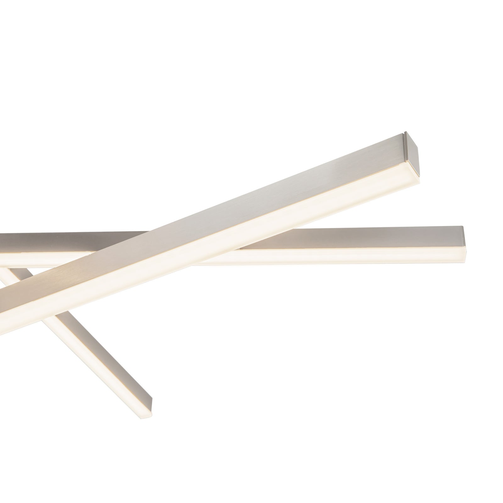 Vega 56-in Brushed Nickel LED Chandeliers