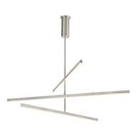 Vega 56-in Brushed Nickel LED Chandeliers