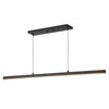 Vega 45-in Black LED Linear Pendant