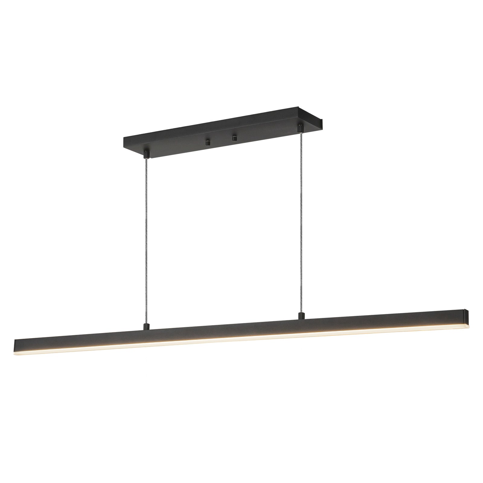 Vega 45-in Black LED Linear Pendant