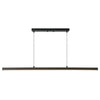 Vega 45-in Black LED Linear Pendant